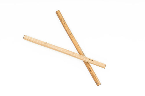 "Hollow Large Varnished" Hemp Stalk Drumsticks