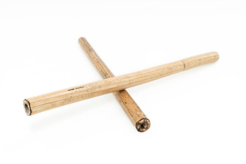 "Hollow Large Varnished" Hemp Stalk Drumsticks