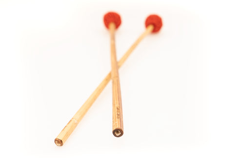 "Hard" Hemp Stalk Mallet Percussion Sticks