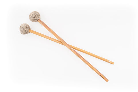 "Hollow Large Varnished" Hemp Stalk Drumsticks