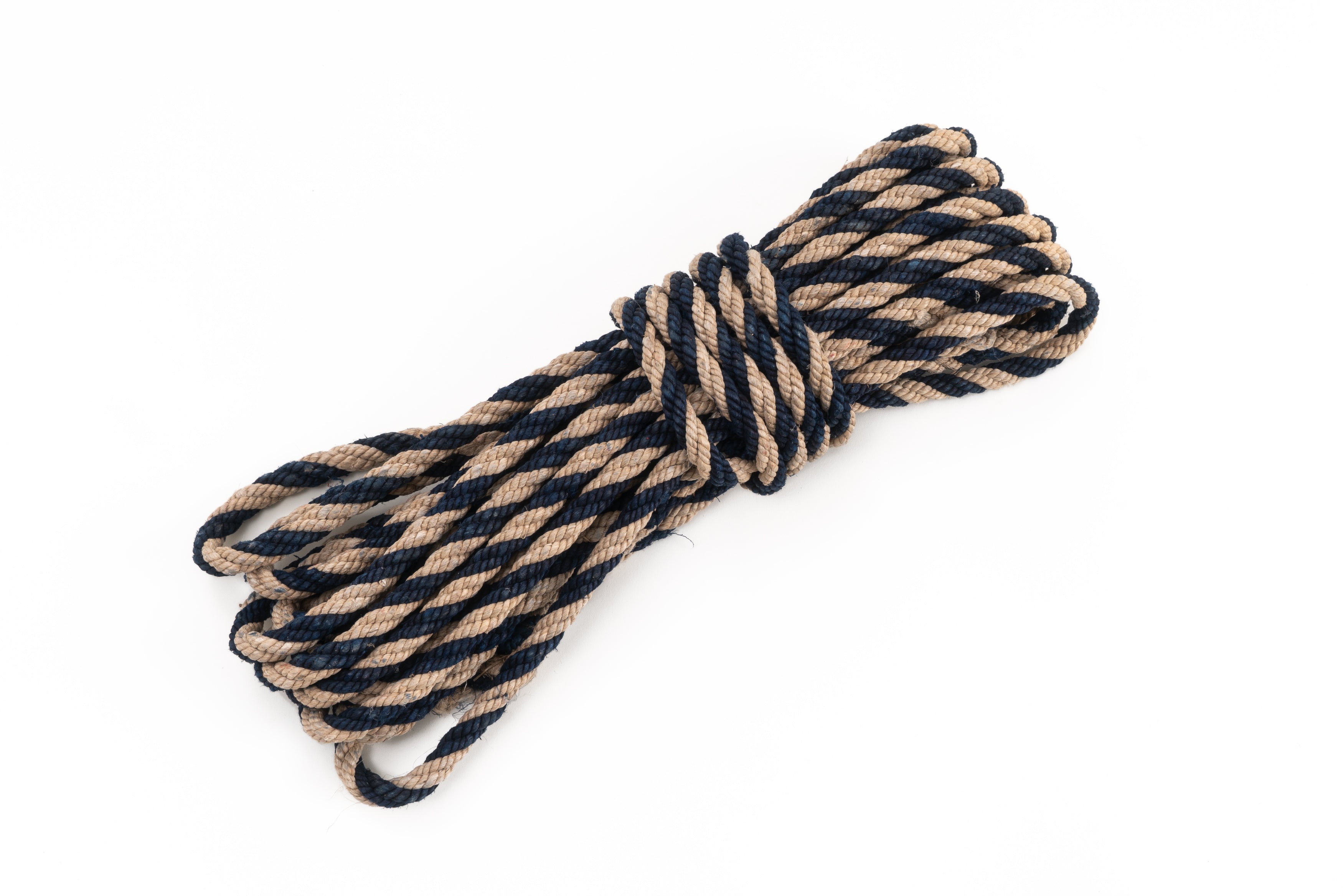 Dyed Handspun and Hand Laid Artisanal Authentic Hemp Rope