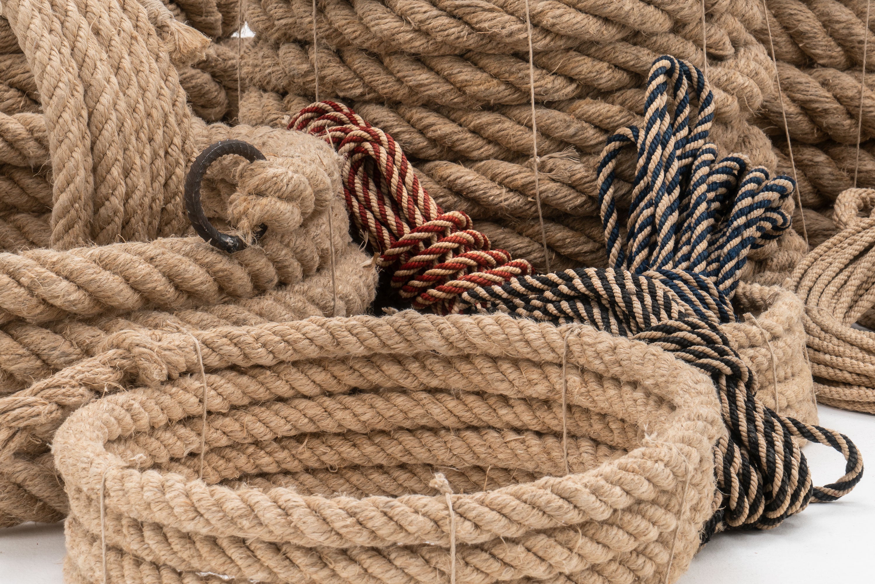 Handspun Hand Laid Artisanal Authentic Hemp Rope