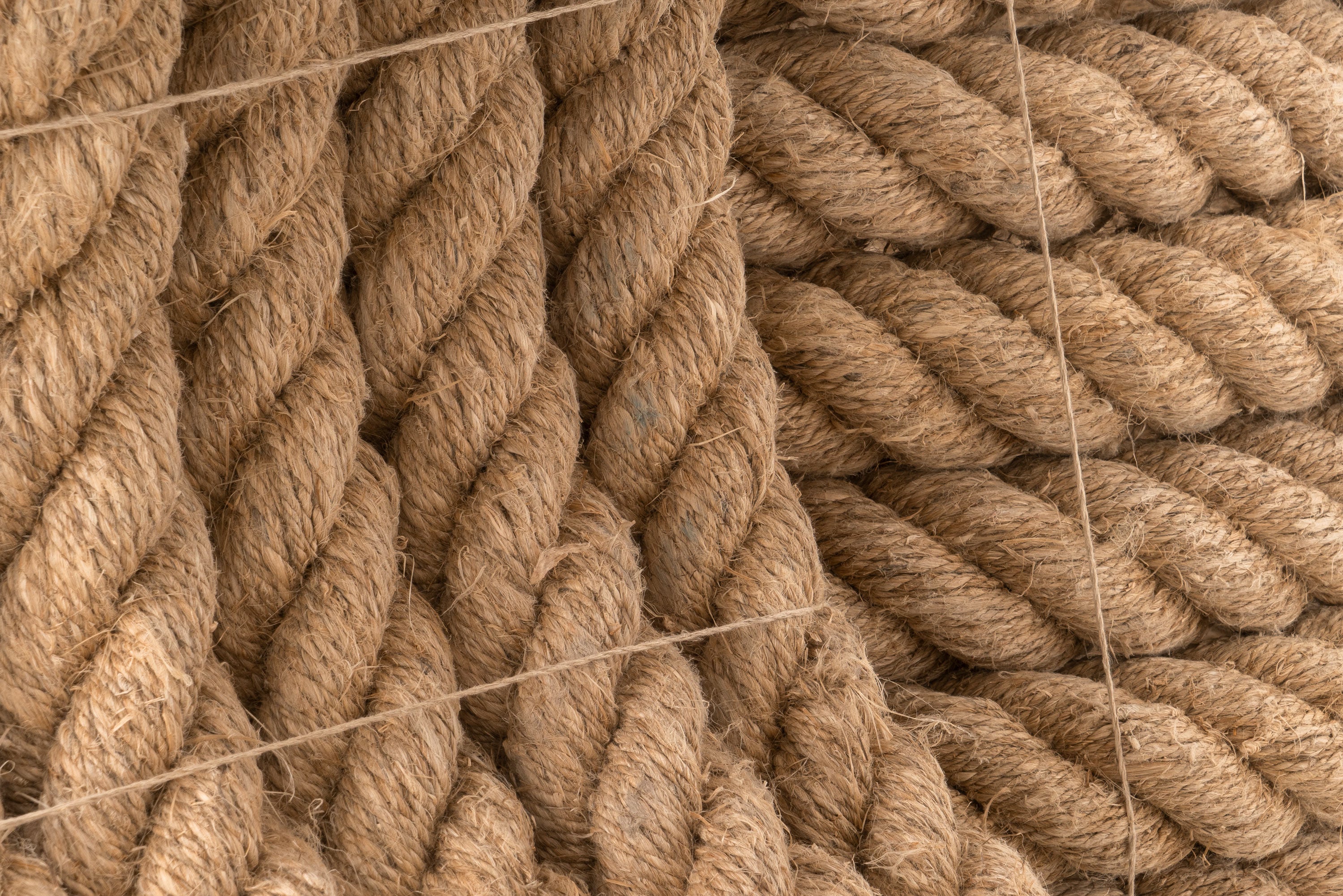 Handspun Hand Laid Artisanal Authentic Hemp Rope
