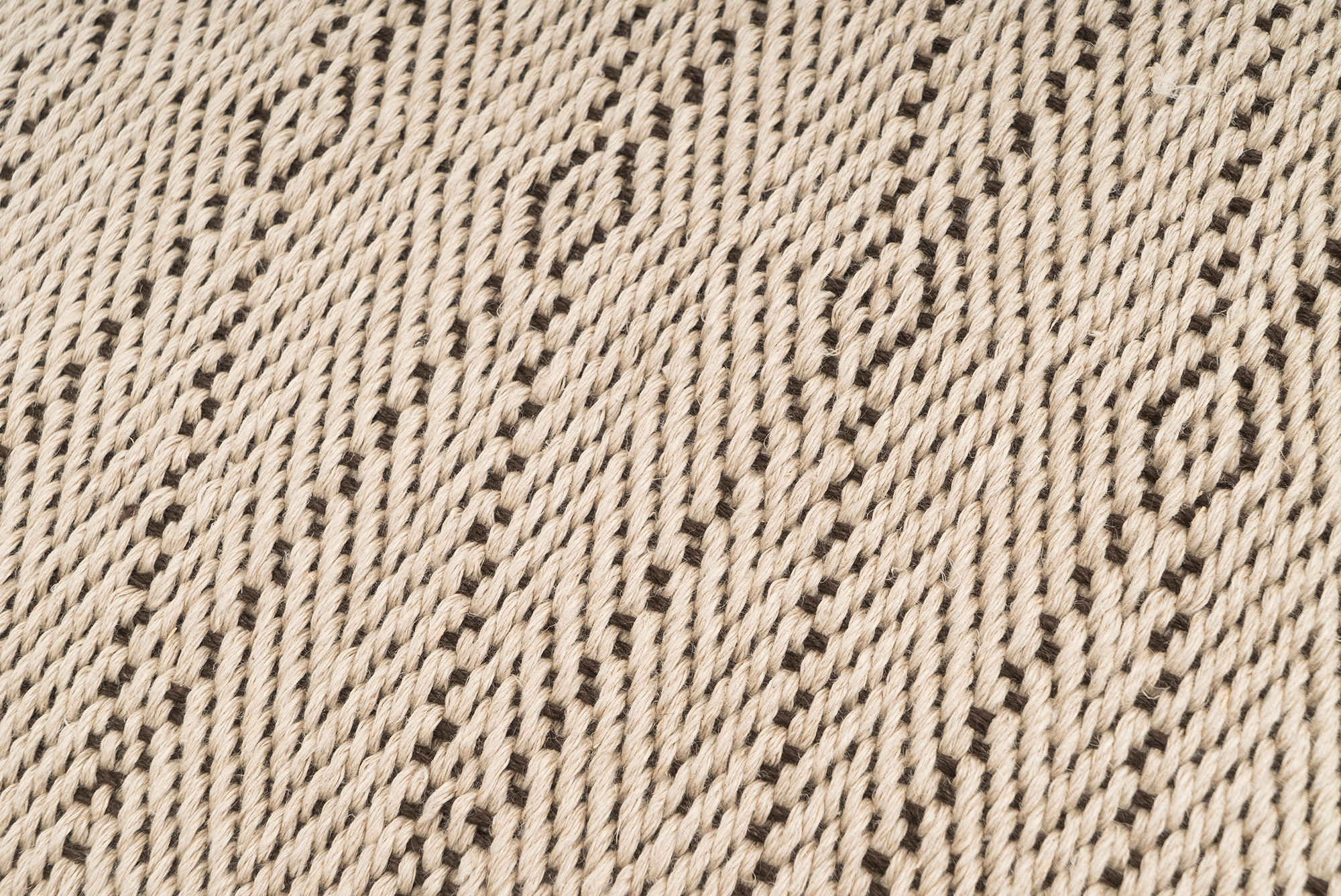 "Mirror" Handwoven Hemp Pillow Case