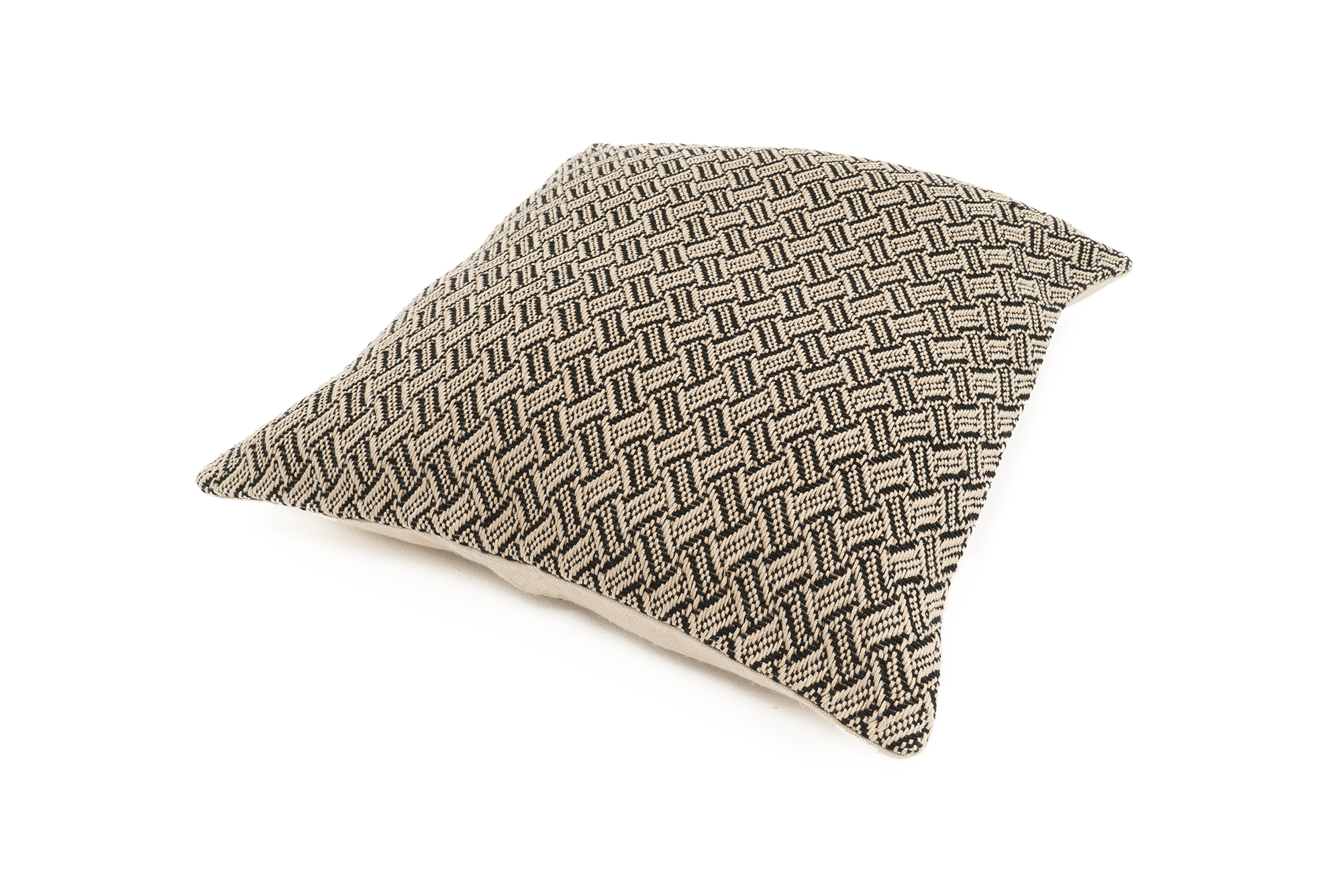 "Content" Handwoven Hemp Pillow Case