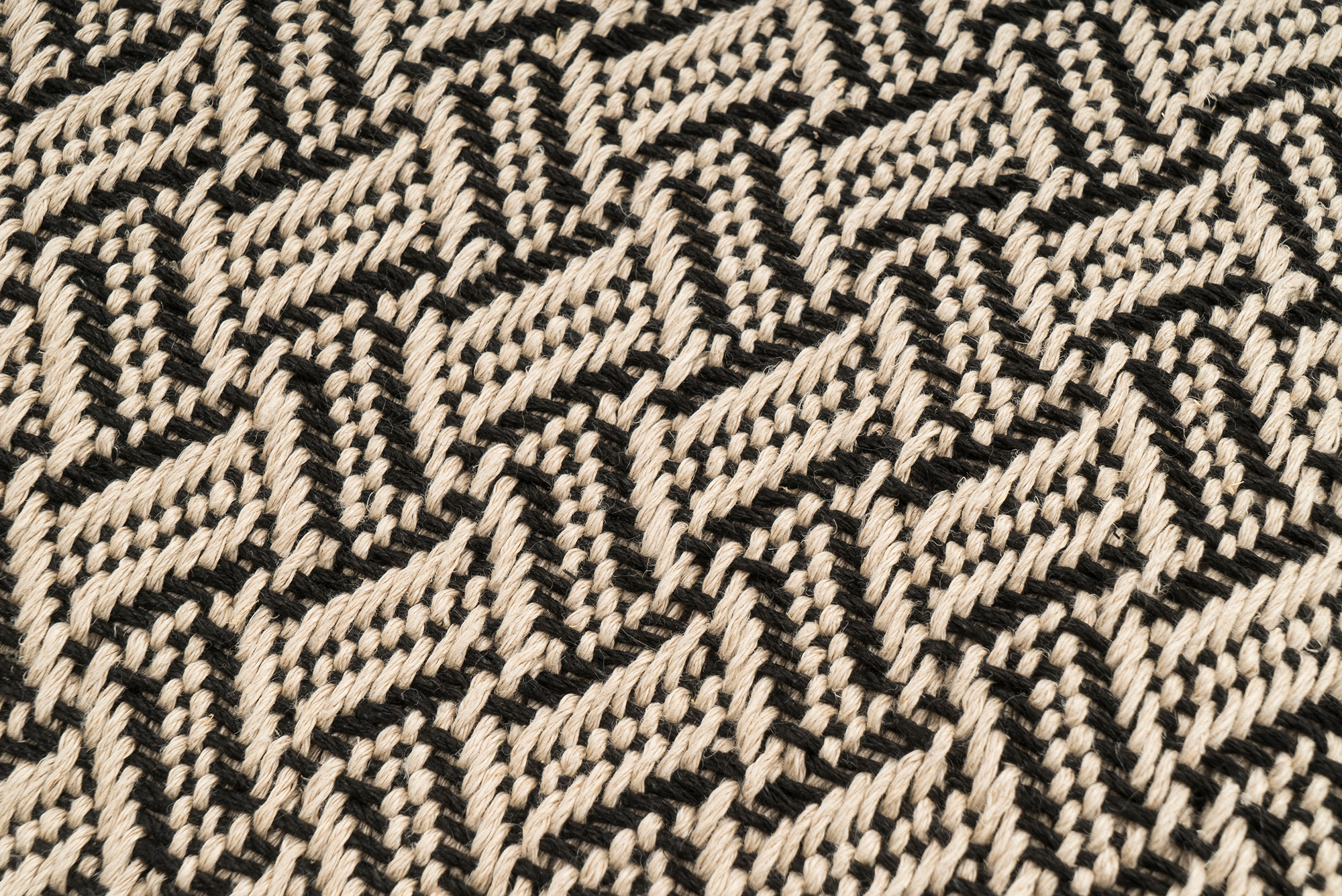 "Content" Handwoven Hemp Pillow Case