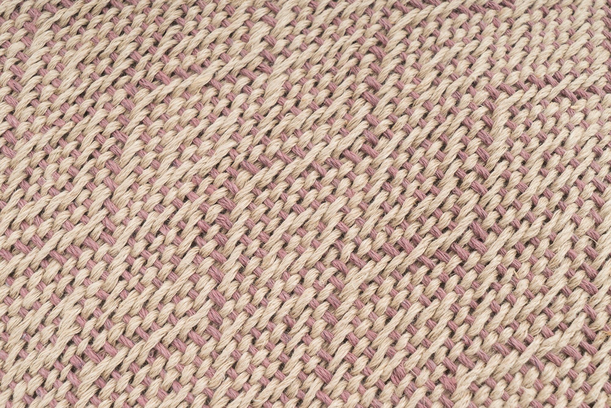 "Middle Path" Handwoven Hemp Pillow Case