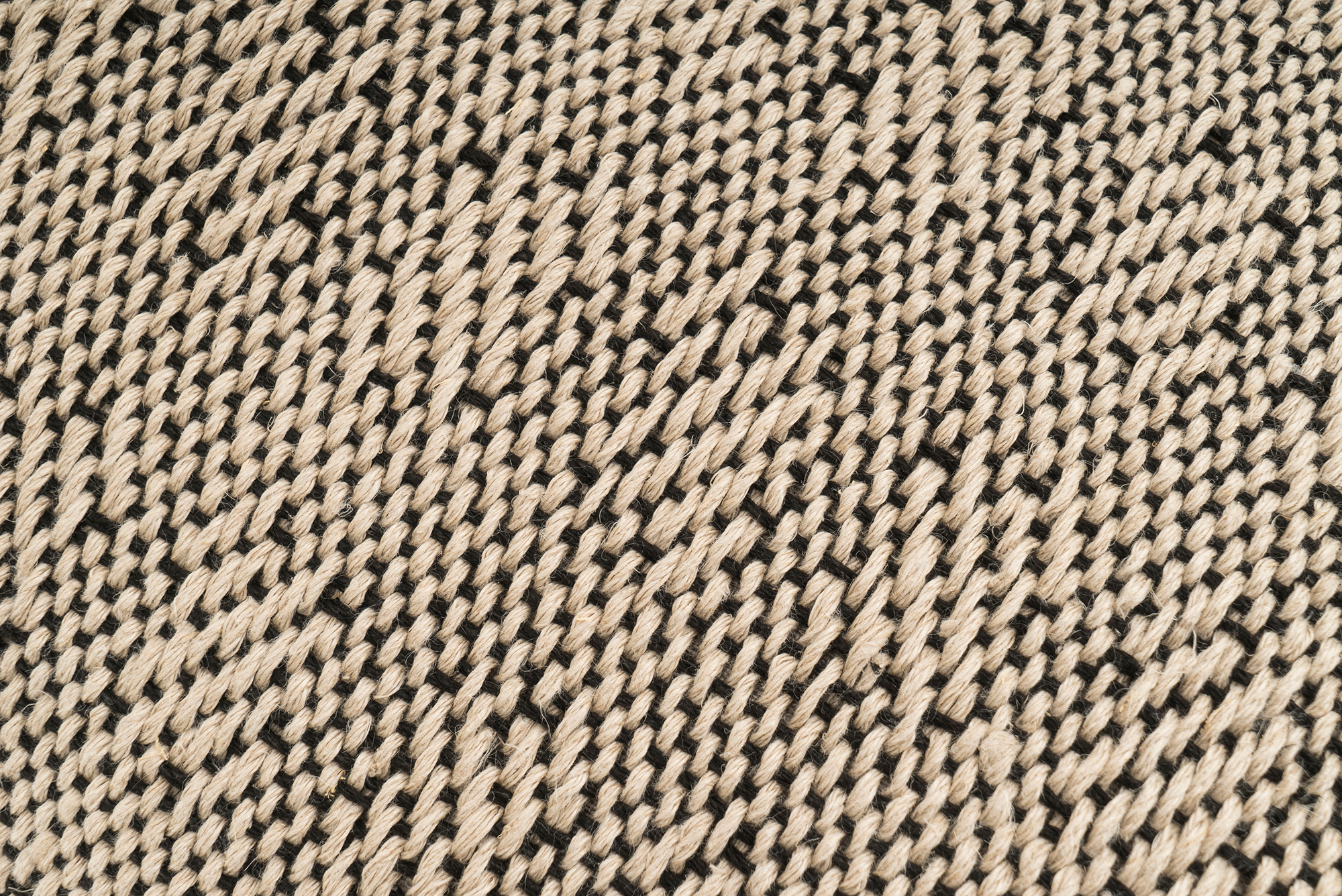 "Structure" Handwoven Hemp Pillow Case