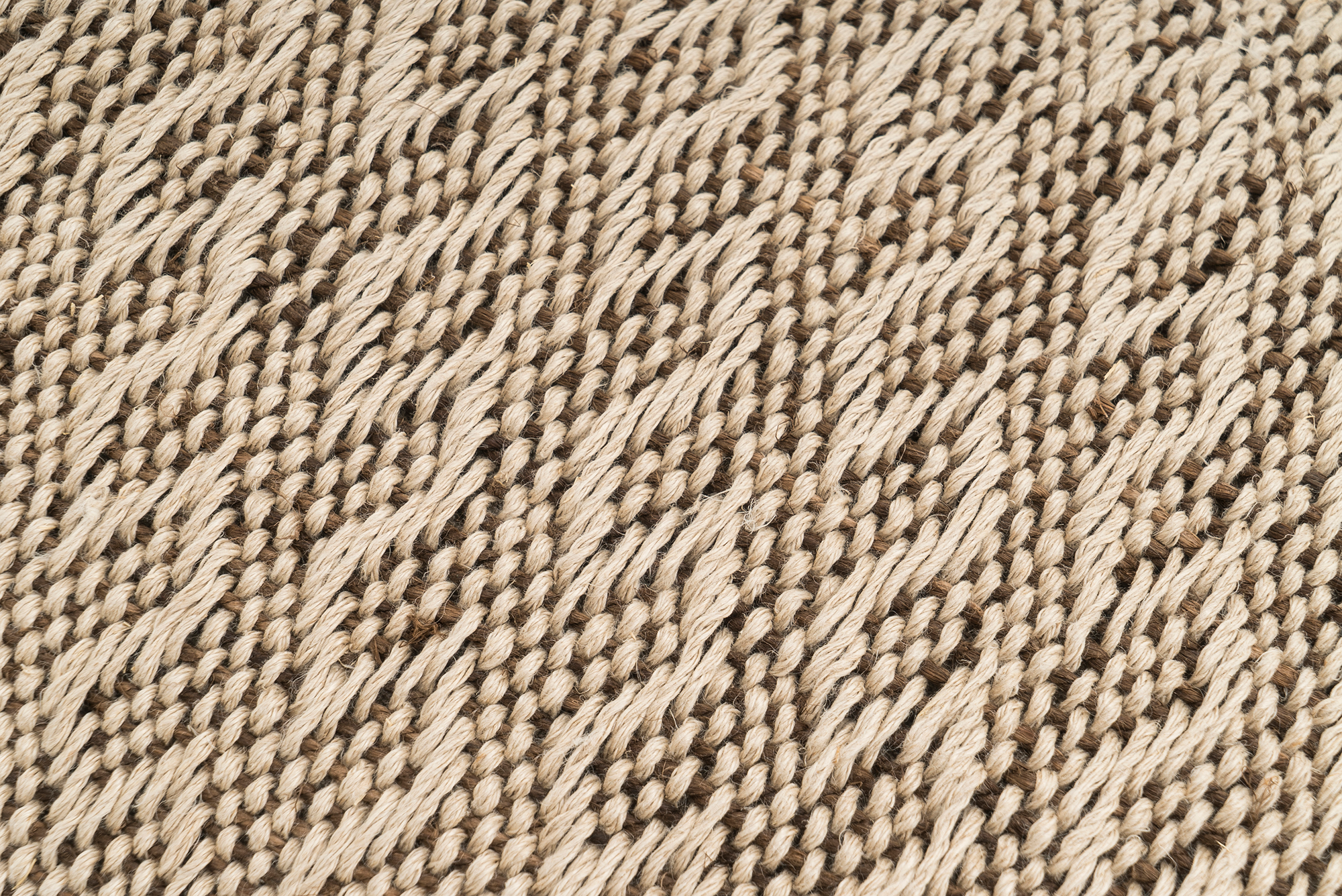 "Jars" Handwoven Hemp Pillow Case