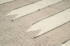 "Branches" Handwoven Hemp Designer Rug