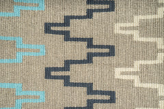 "Uplift" Handwoven Hemp Designer Rug