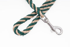 Short Dog Leash - Handspun Hand Laid Authentic Artisanal Hemp Rope