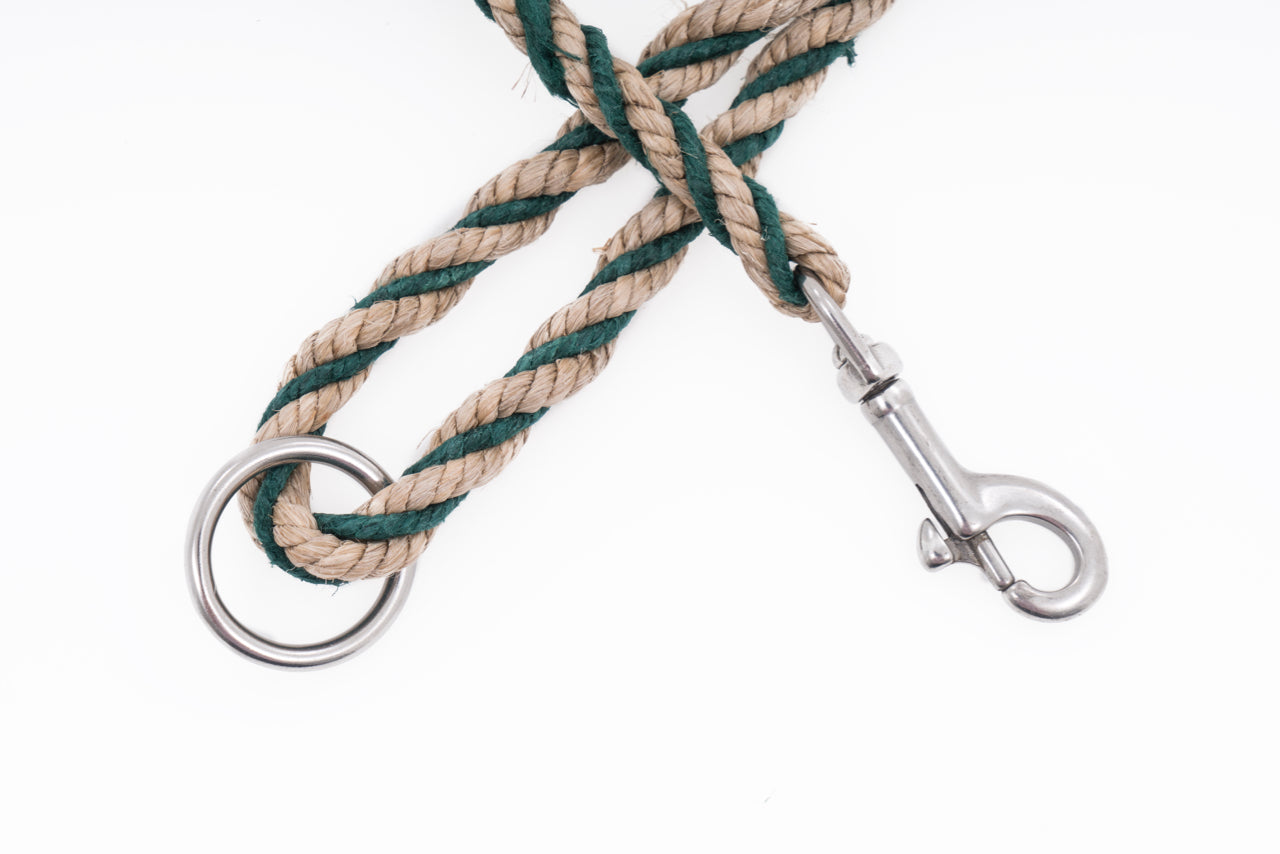 Dog Leash - Handspun Hand Laid Authentic Artisanal Hemp Rope