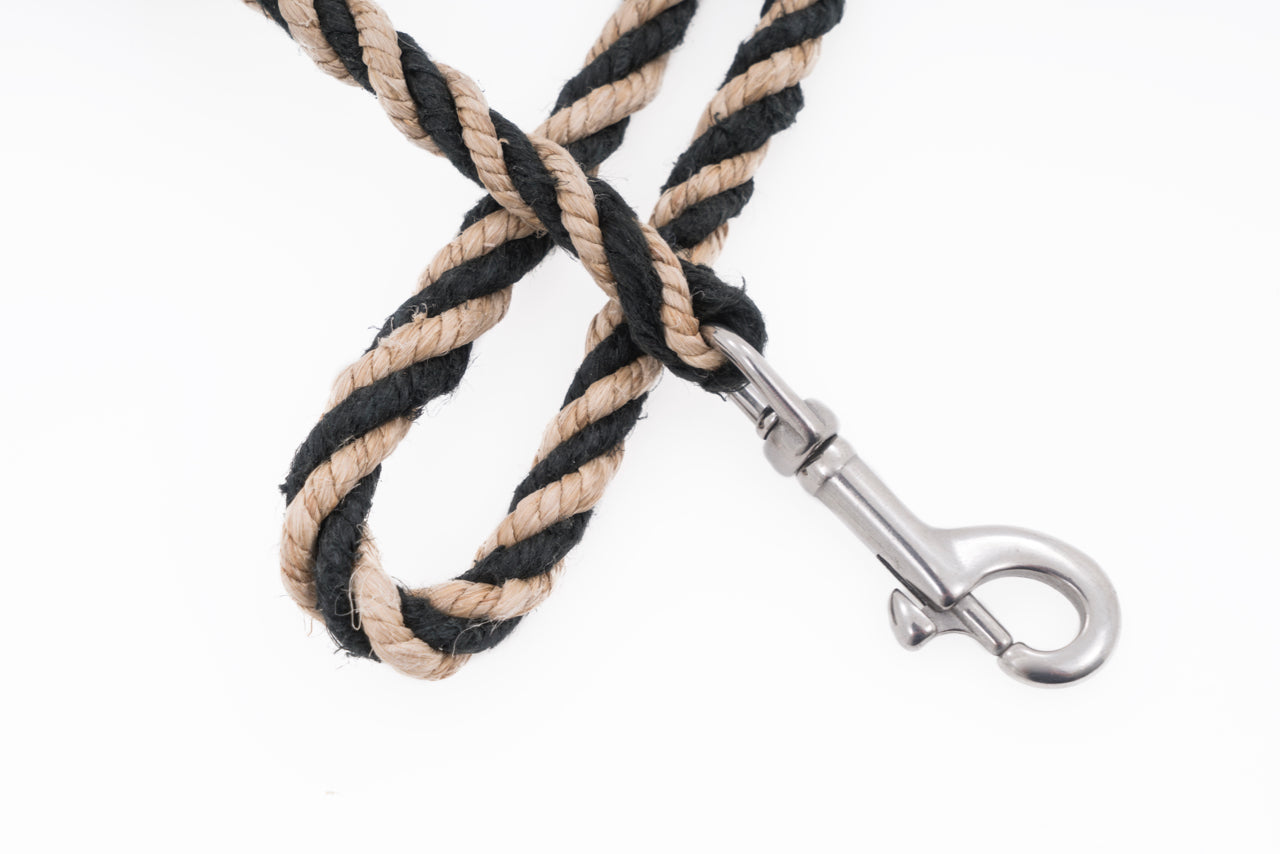Dog Leash - Handspun Hand Laid Authentic Artisanal Hemp Rope