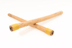 "Hollow Large Wrapped" Hemp Stalk Drumsticks